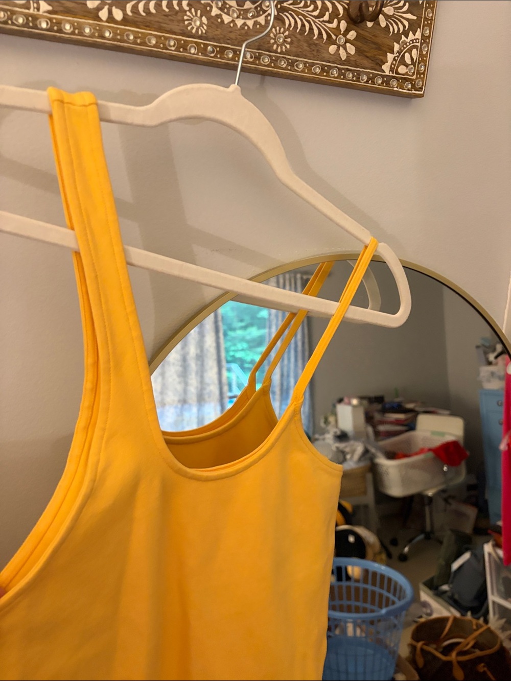 Abercrombie & Fitch Golden Asymmetrical Mini Dress - Picture 4 of 5